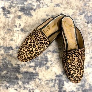 Sam Edelman leopard mules